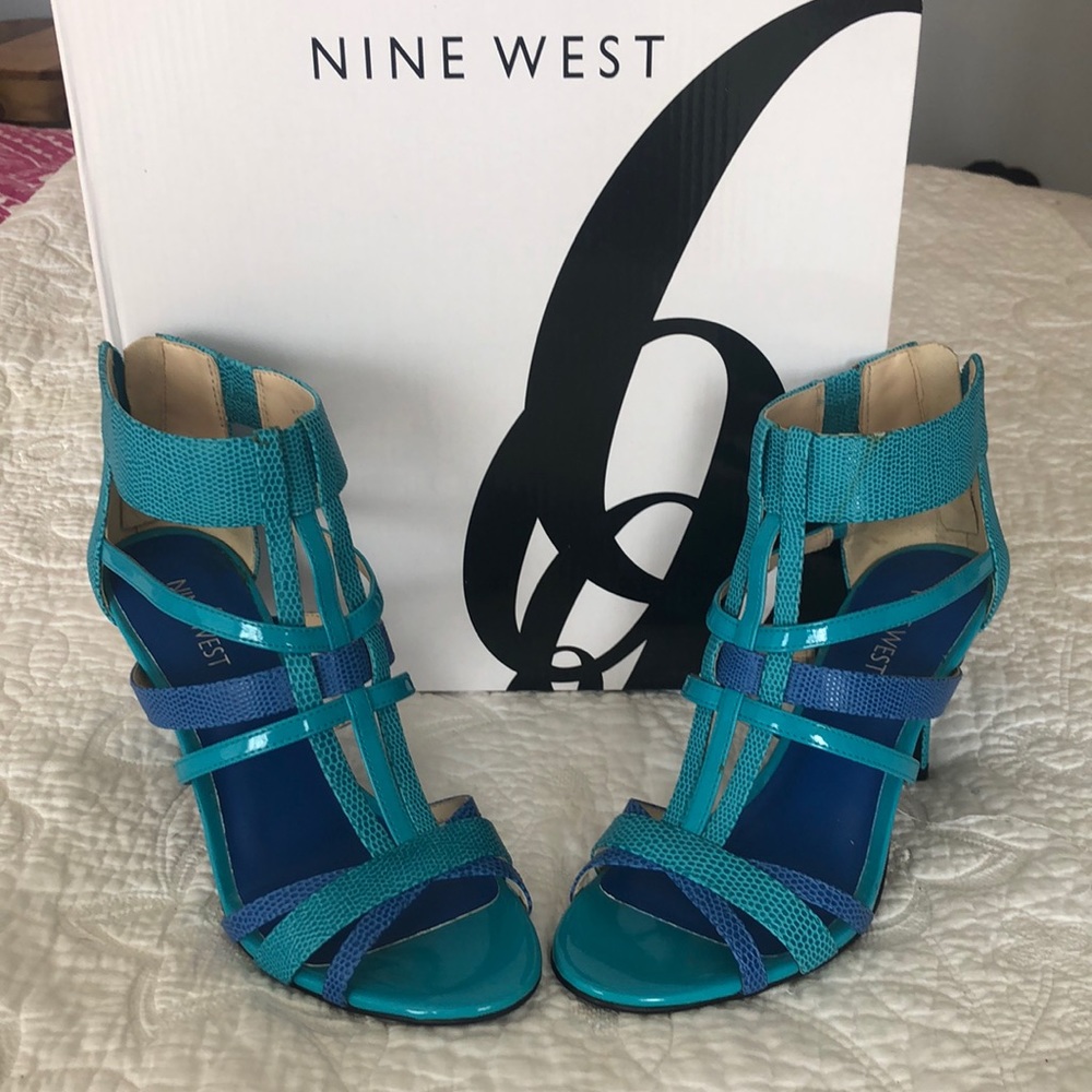 Nine West strappy heels
